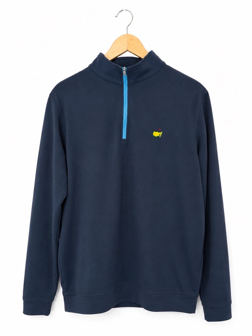 2026 Masters Peter Millar Quarter Zip Navy Golf Pullover Men’s M